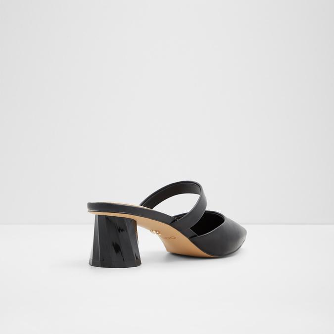 Kinski Women's Black Block Heel Shoes image number 2