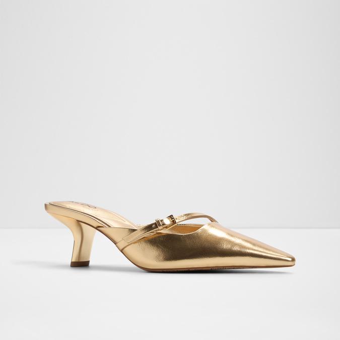 Goldenhaze-In Women's Gold Pumps image number 5