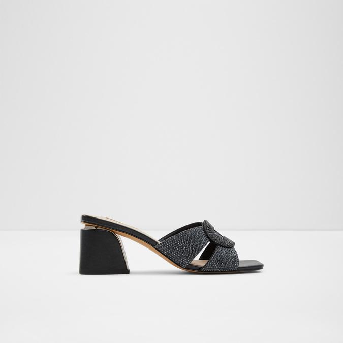 Soltis Women's Black Block Heel Sandals image number 0