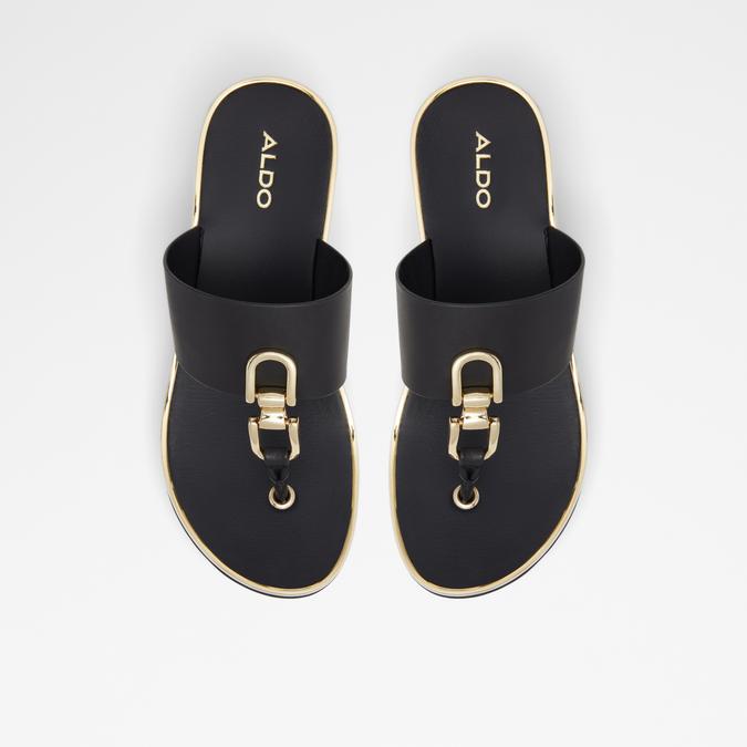 Toea Women's Black Sandals image number 1