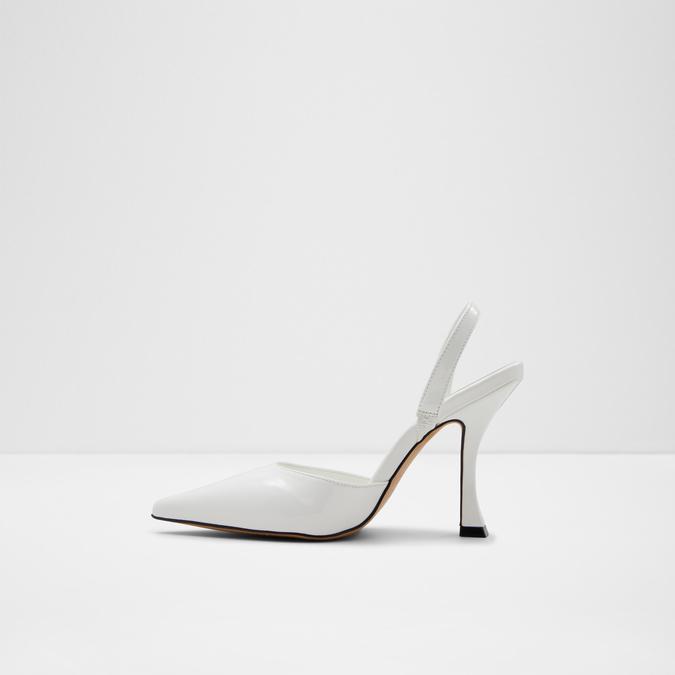 Zuella Women's White Pumps image number 3