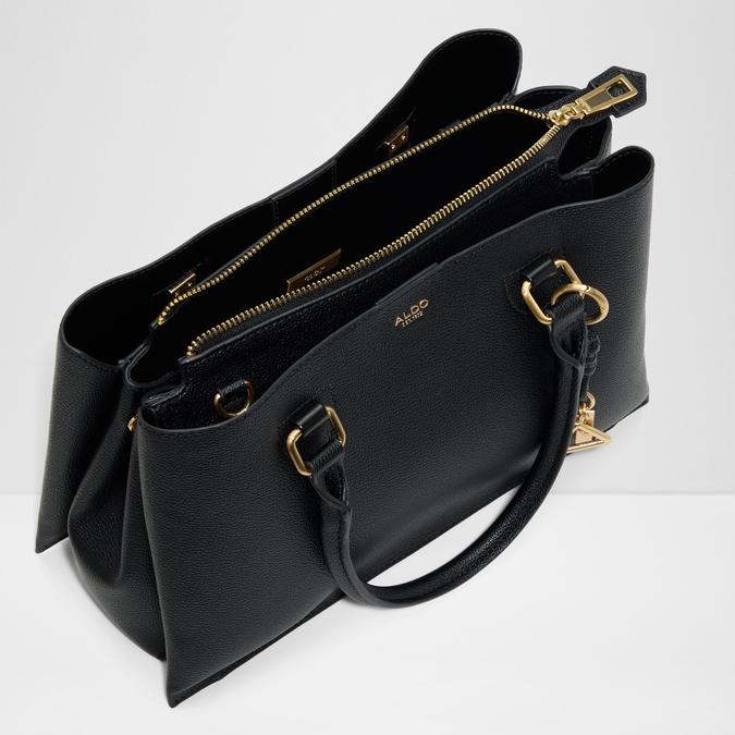 EMMELYNE Black Overflow Women Satchel image number 2
