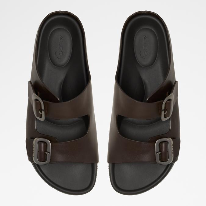 Kennebunk Men's Brown Double Band Sandals image number 1