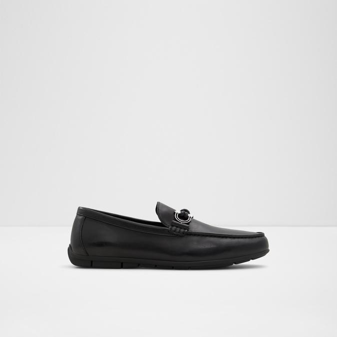 Leangelo Men's Black Moccasins