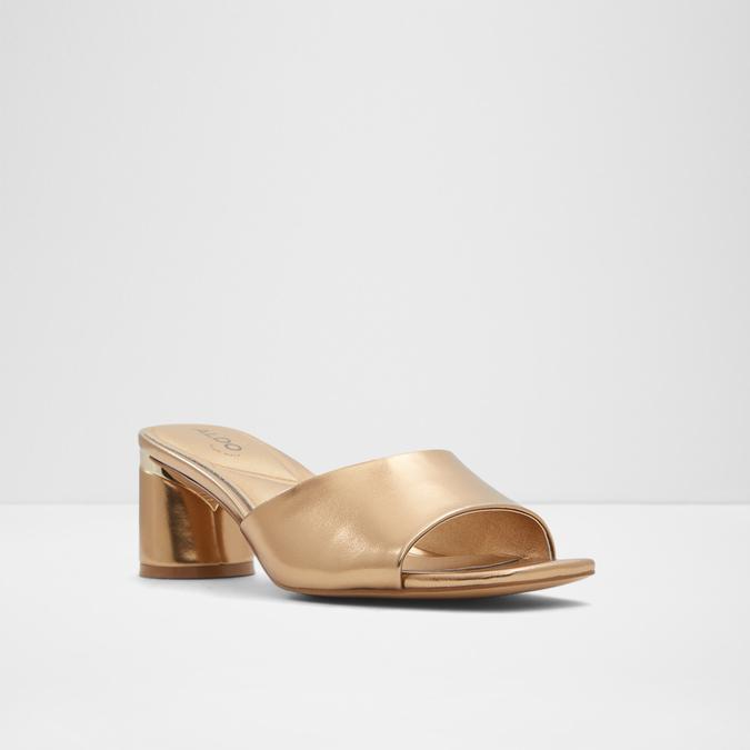 Par Women's Gold Block Heel image number 4