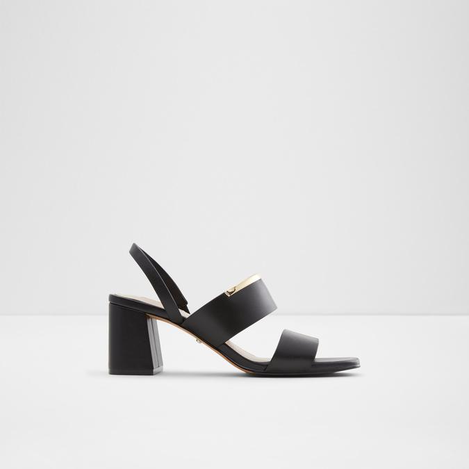 Wicale Women's Black Block Heel Sandal