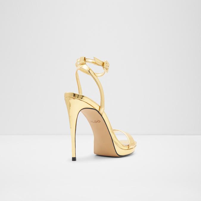 Gold formal online sandals