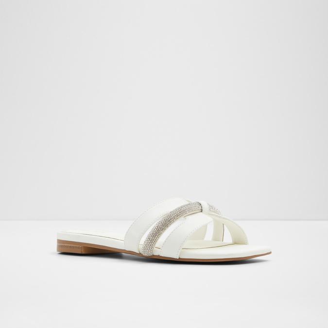 Deandra Women's White Flat Sandals image number 4
