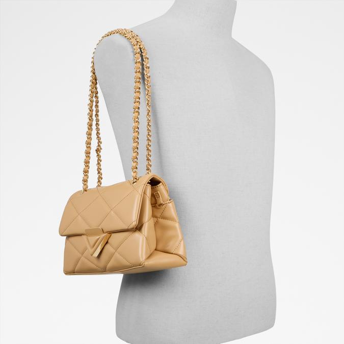 PUFFQUILTSMALL BEIGE Women Cross Body image number 4