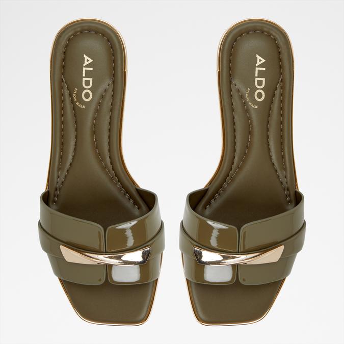 Darlina-In Women's Green Flat Sandals