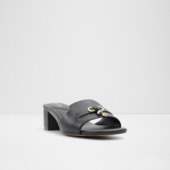 Tessina-In Women's Black Block Heel Sandals image number 4