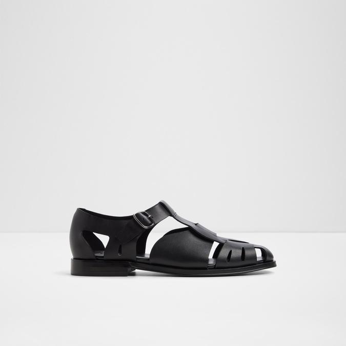 LANCINGA-IN Black Men Back Strap Sandals