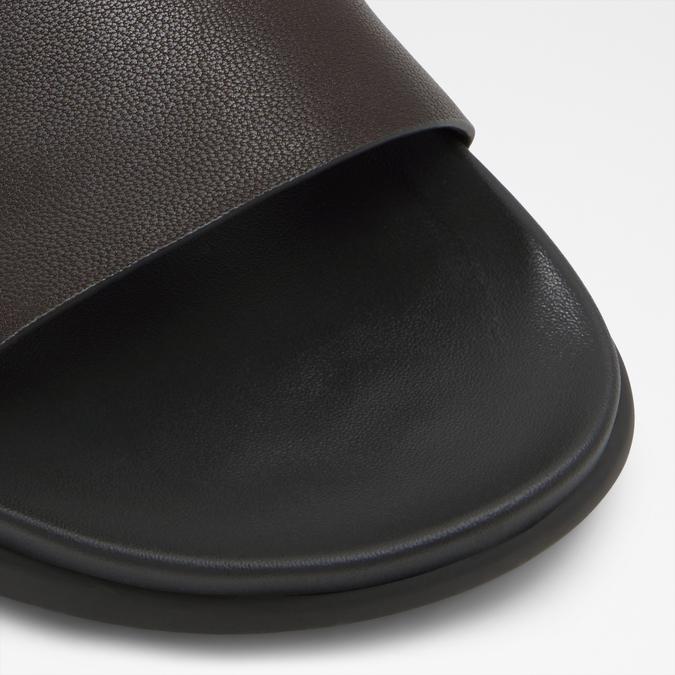 MONDI-INN Brown Men Single Strap Sandals image number 4