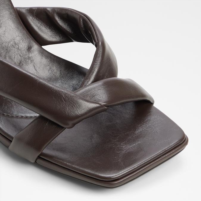 ZENNA-B DARK BROWN Women Dress Sandals image number 4
