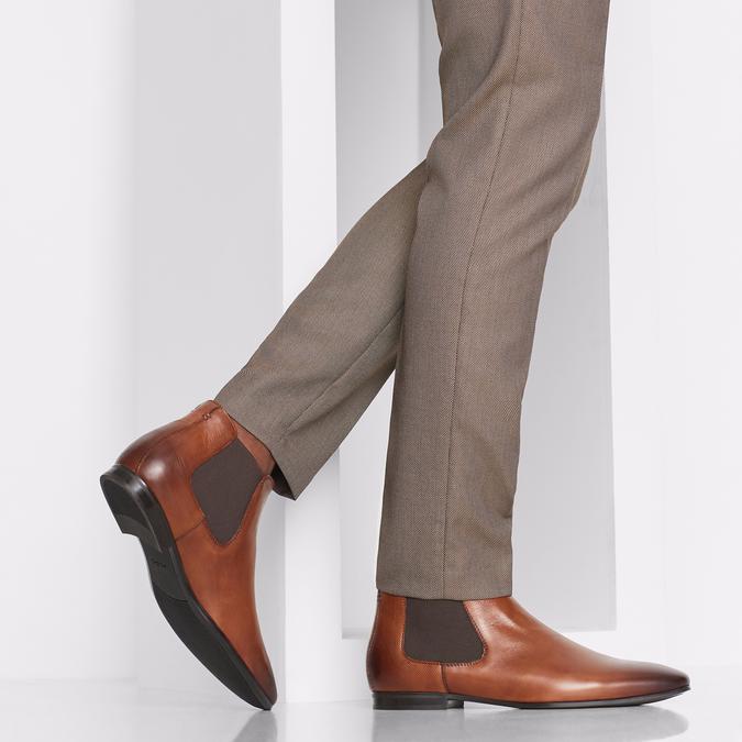 Boewien Men's Cognac Chelsea Boots image number 1