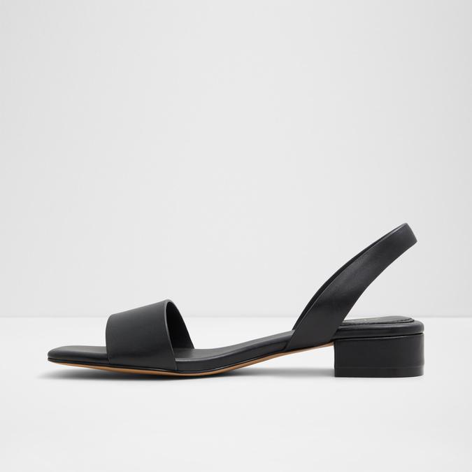 Dorenna Women's Black Flat Sandals image number 3