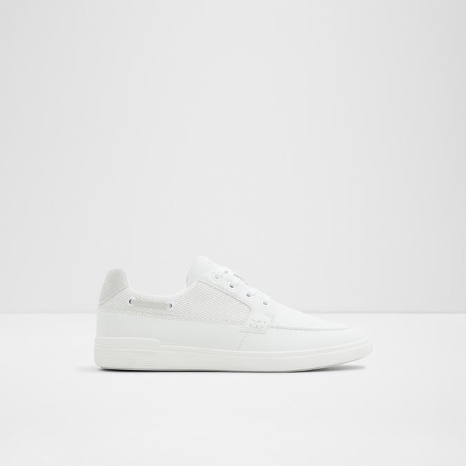 Tazz Men's White Boat Shoe image number 0