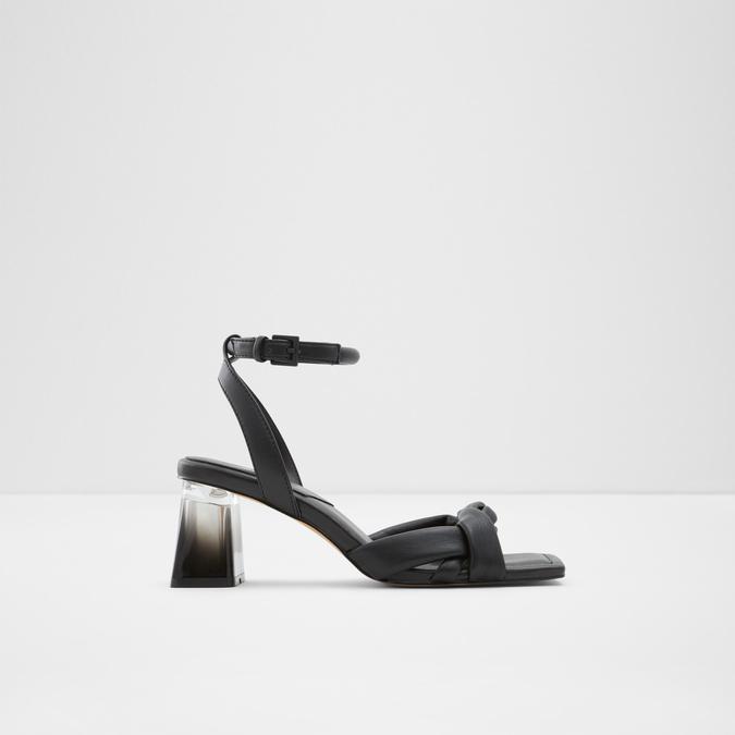 Bubble Women's Black Block Heel Sandal image number 0