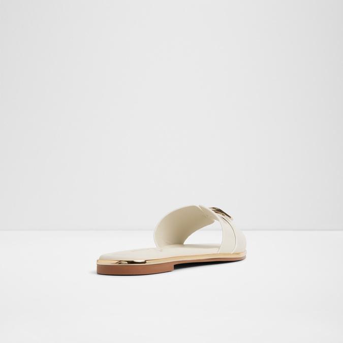 Darlina-In Women's White Flat Sandals image number 2