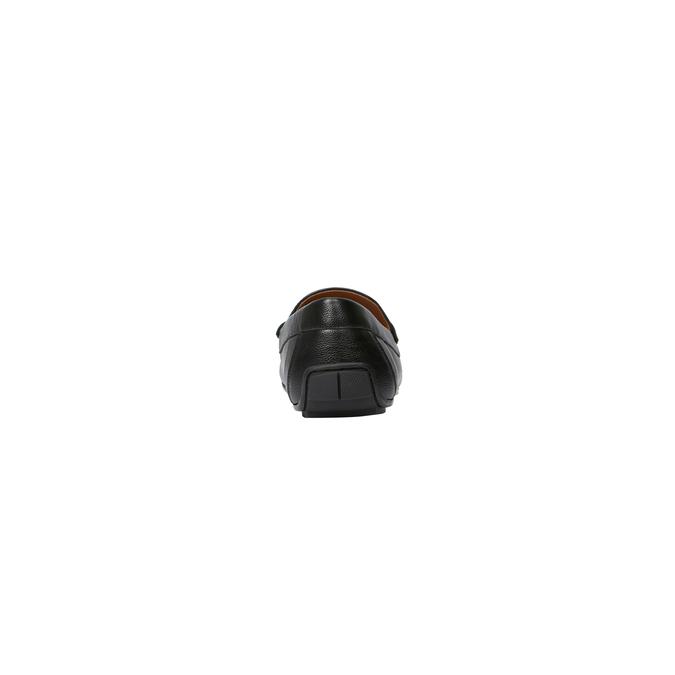 Acadon Men's Black Loafers image number 2