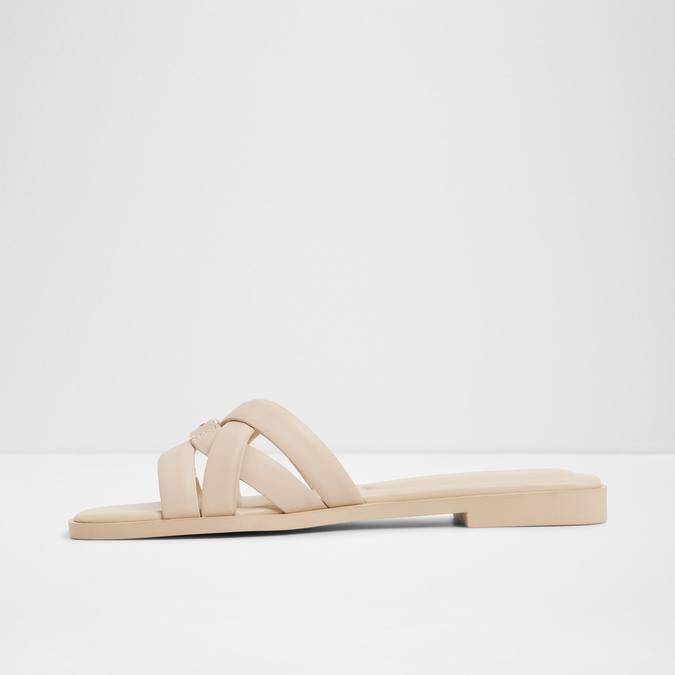 Jennaleriel -In Women's Beige Flat Sandals image number 3