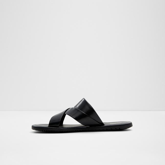 Zahir Men's Black Sandals image number 3