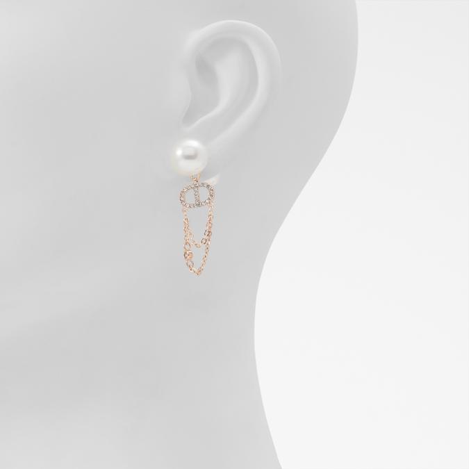 Treschique Women's Rose Gold Earrings image number 1