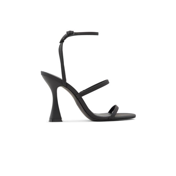 Lunaa Women's Black Heeled Sandals image number 0