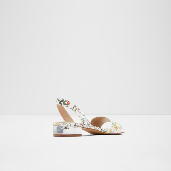 Candice Women's White Flat Sandals image number 2