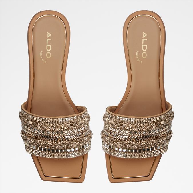 NAVALIA-IN GOLD Women Flat Sandals image number 5