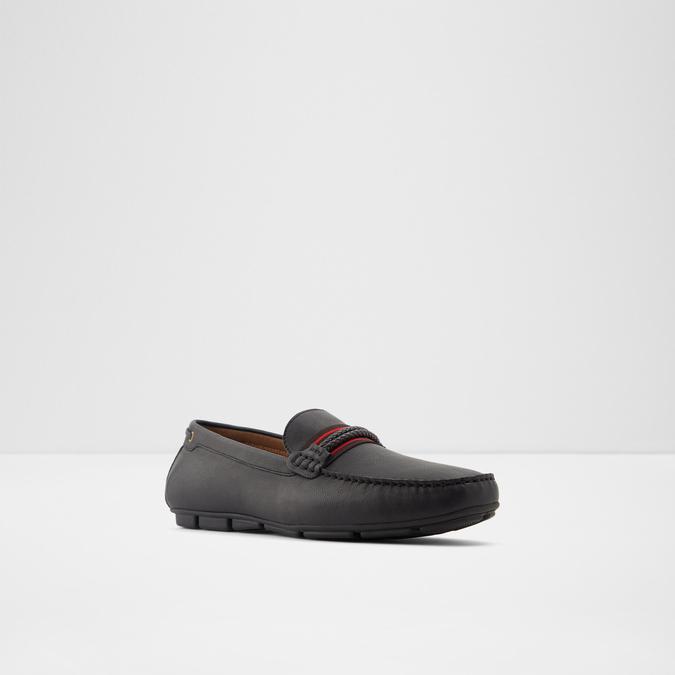 Hoisien Men's Black Moccasins image number 3