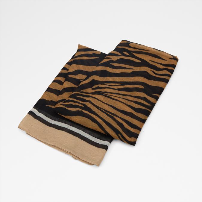 Stripes Women's Brown Scarf