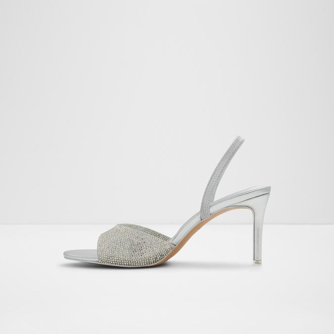 Aitana-In Women's Silver Dress Sandals image number 3