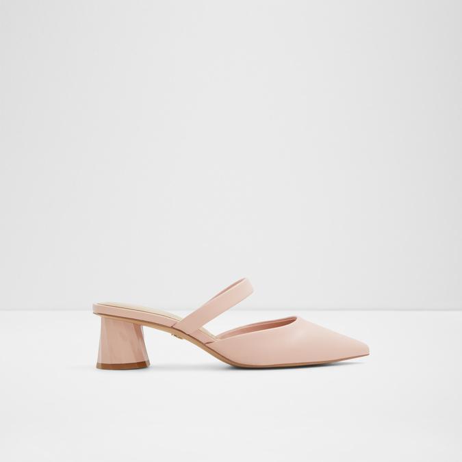 Kinski Women's Pink Block Heel Shoes image number 2