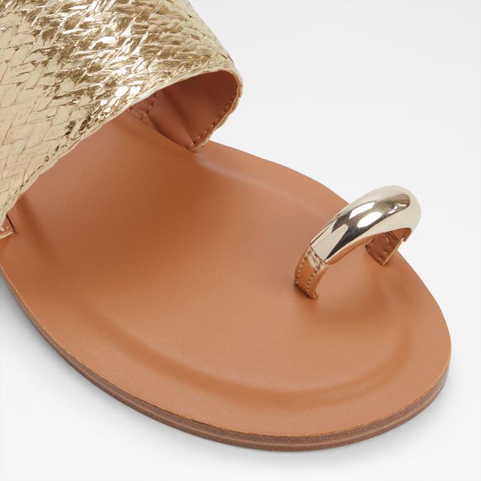 Beachwalk-In Women's Gold Flat Sandals image number 7