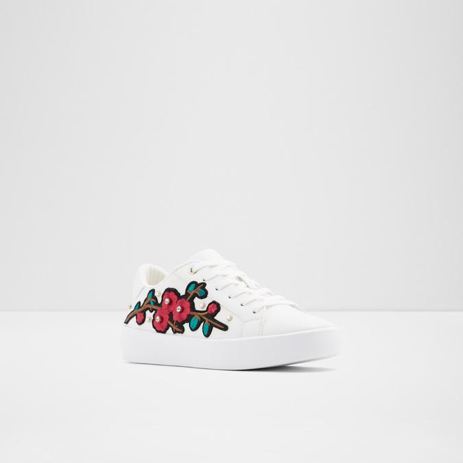 Pawleena Women's White Sneakers image number 3