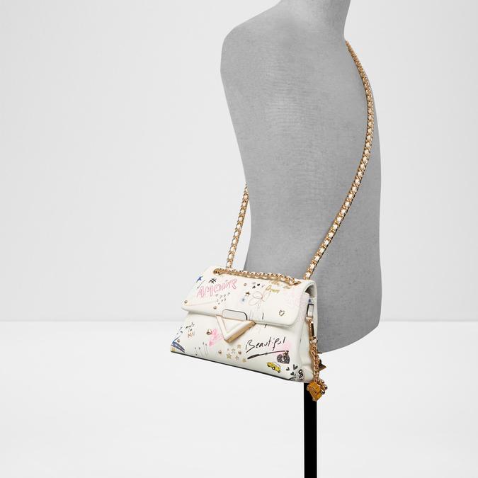 Softpuffdoodle Women's White Cross Body image number 3