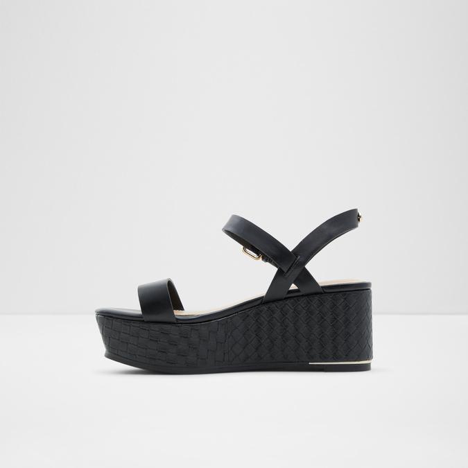 Eloiniel Women's Black Wedges image number 2