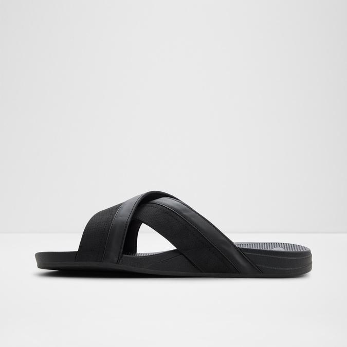 PIETTEA-IN Black Men Cross Strap Sandals image number 2
