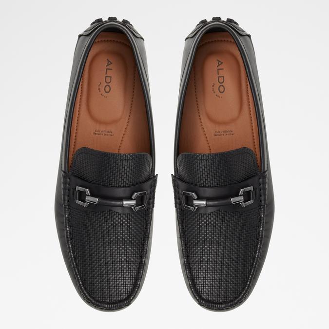 Cairns Men's Black Moccasins