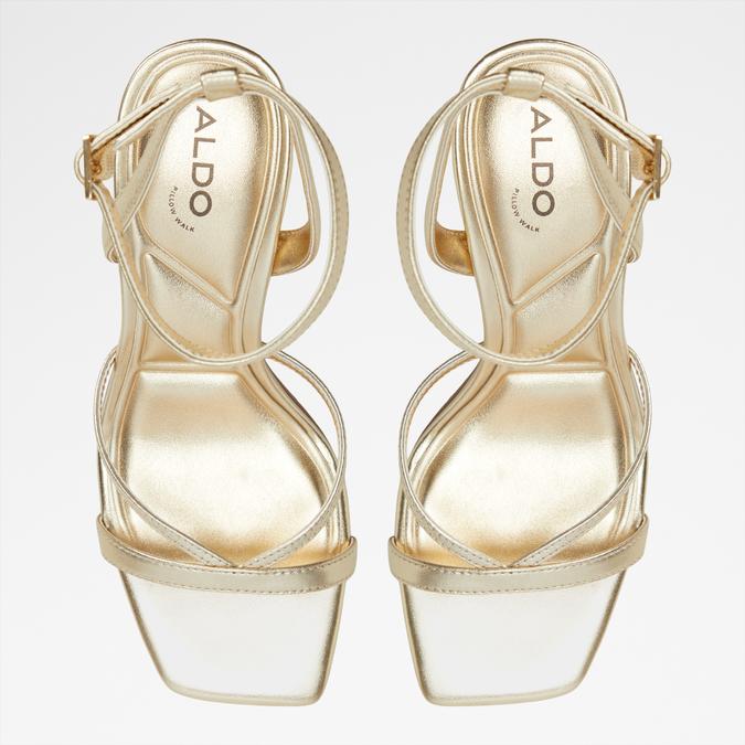 STELLARE Gold Women Heels image number 5