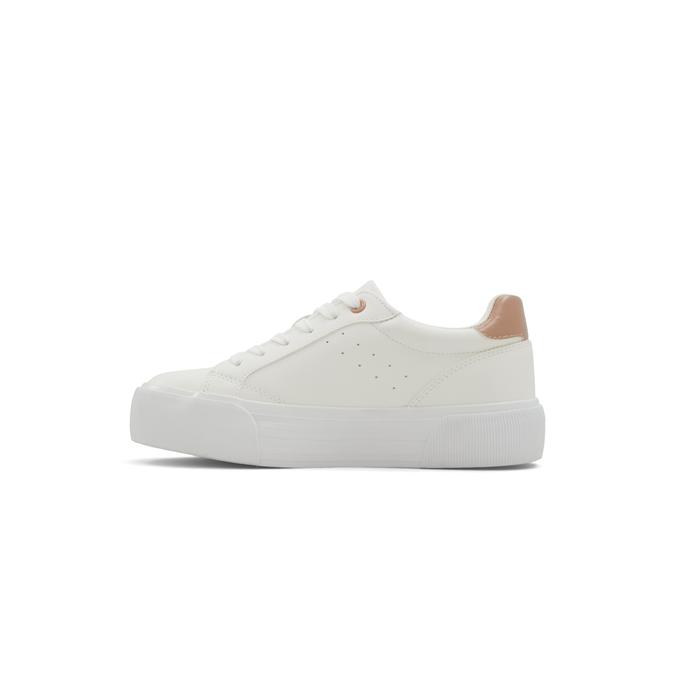 Feeona Women's White Sneakers image number 3