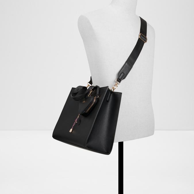Mtl72Tote Women's Black Satchel image number 3