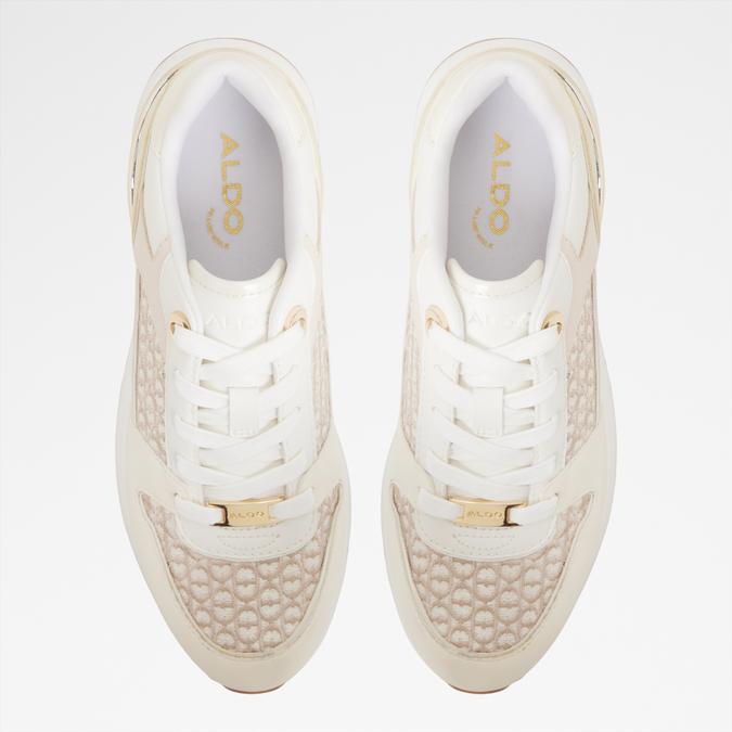 Gumtreea-In Women's Beige Sneaker Wedges