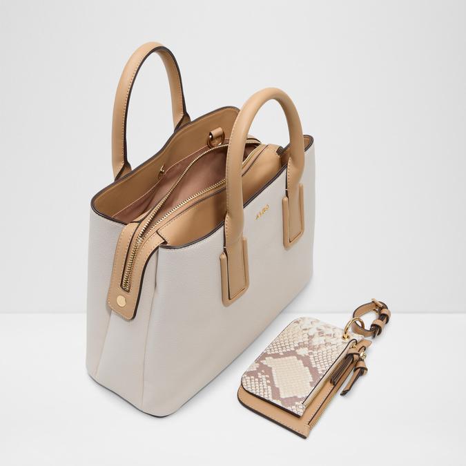 Jeynna Women's Beige Satchel image number 2