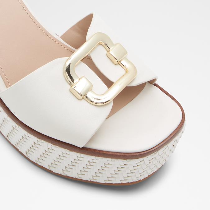 Carrabriria Women's White Wedges image number 5