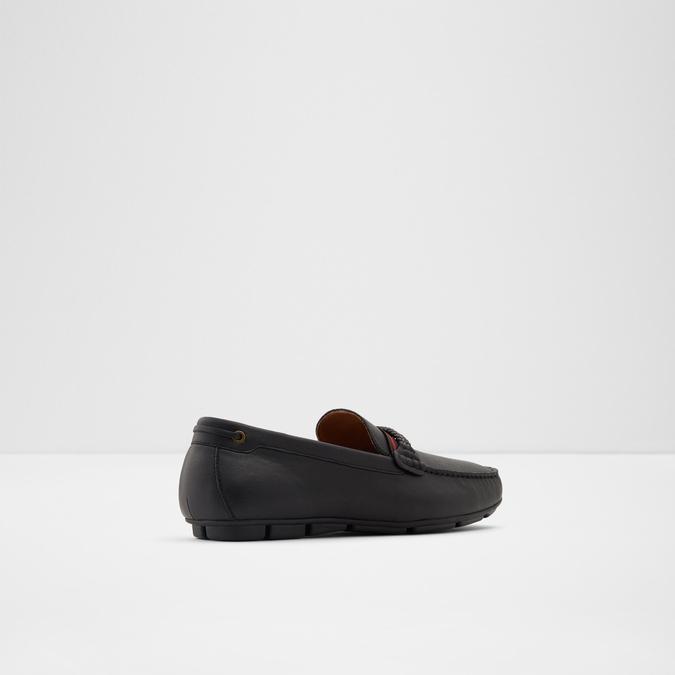 Hoisien Men's Black Moccasins image number 1