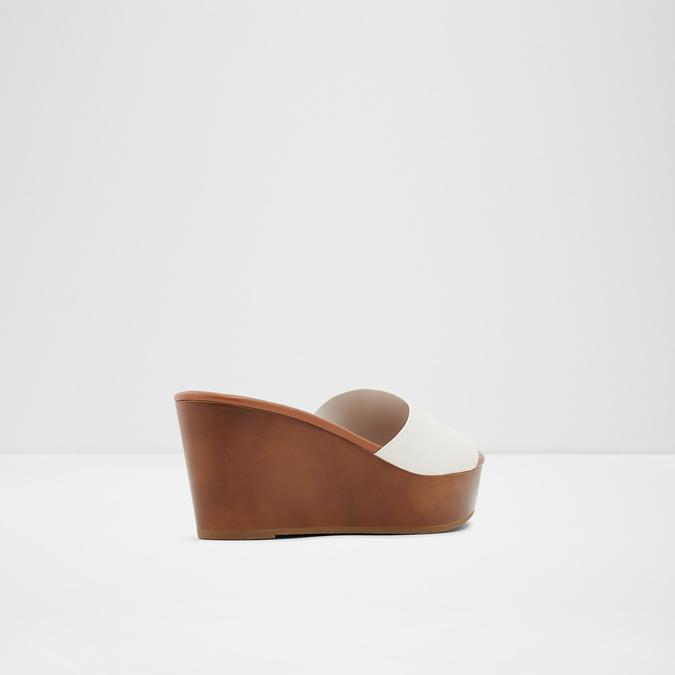 Fairyglen Women's White Wedges image number 1