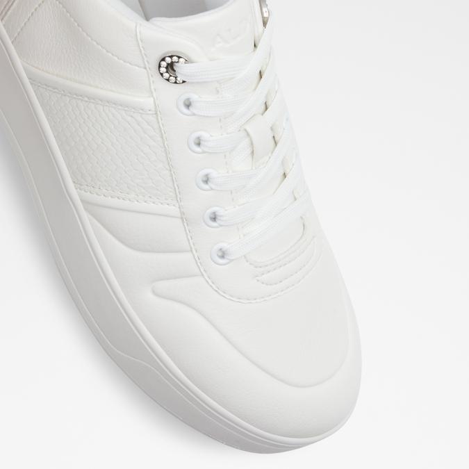 Ortive Women's White Sneakers image number 5