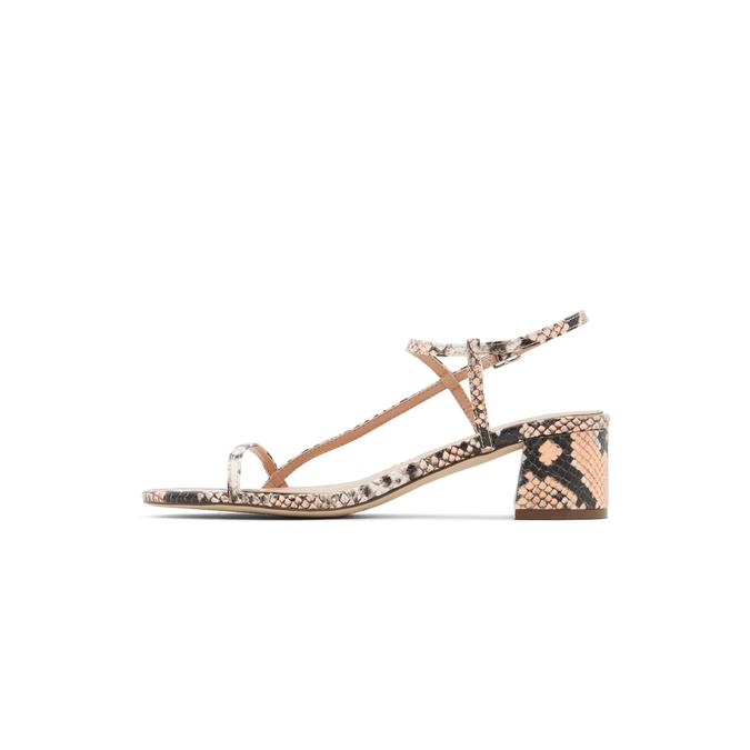 Minii Women's Bright Orange Heeled Sandals image number 2